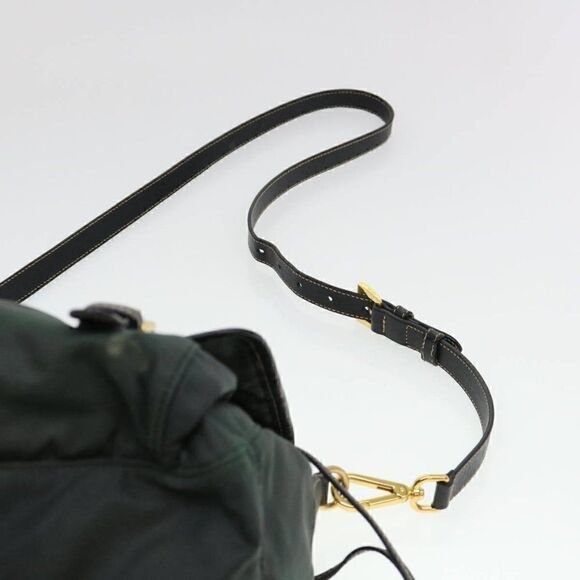 PRADA Shoulder Bag Nylon Khaki - Picture 14 of 15